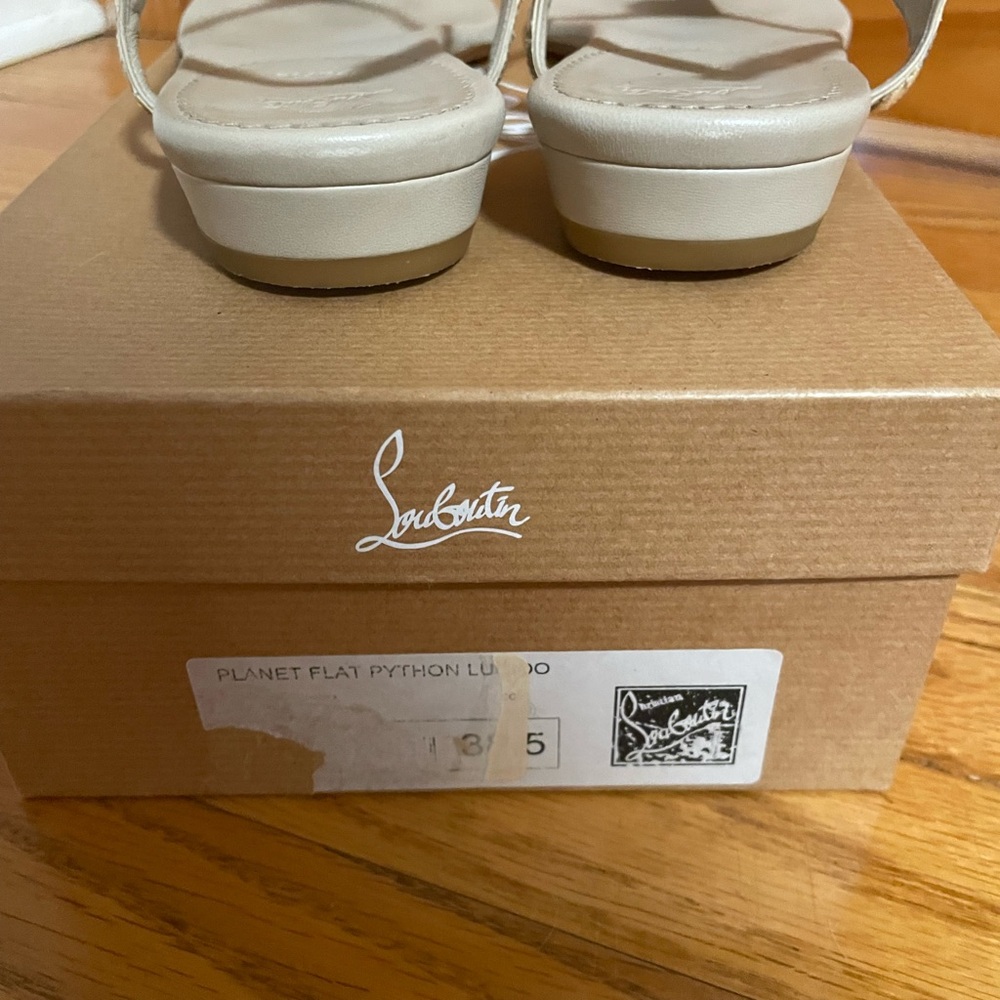 Christian Louboutin Python Sandals - image 4